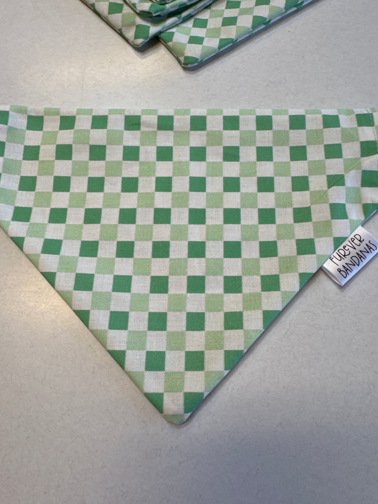 Green check Bandana