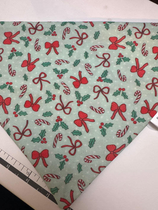 Candy cane bows Bandana