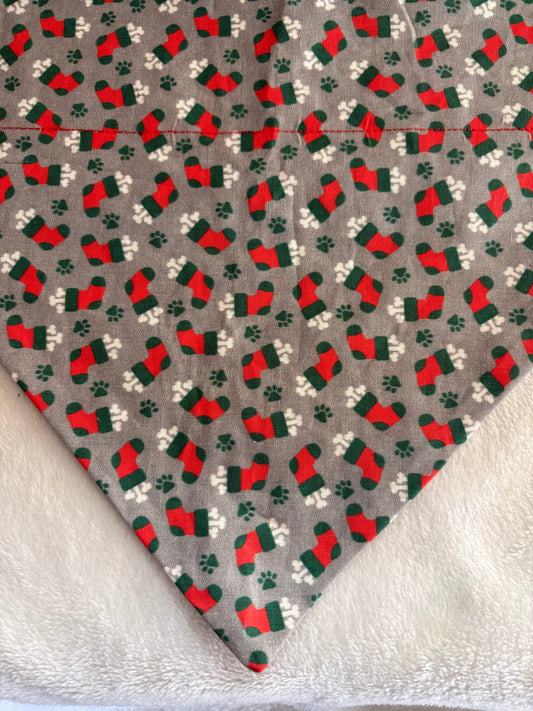 Christmas Stocking w/ bones