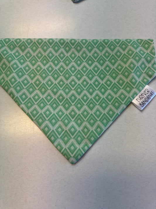 Green Diamonds Bandana