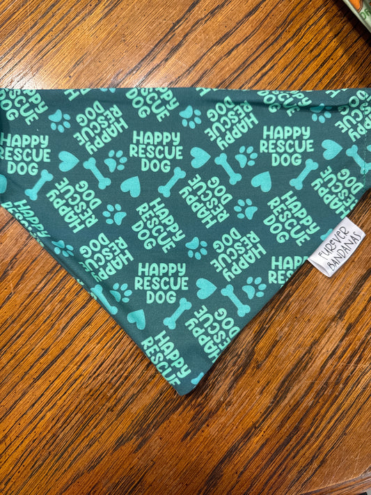 Happy Rescue Dog Bandana