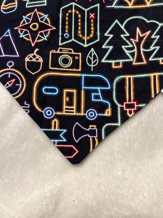 Neon Roadtrip Bandana