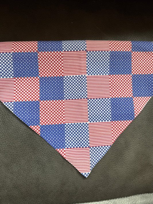 4th of July check Bandana