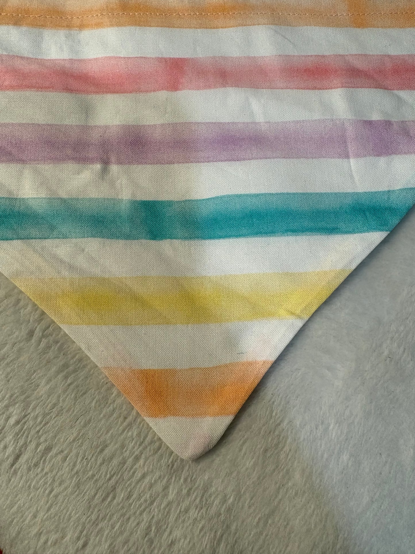 Watercolor Stripes Bandana