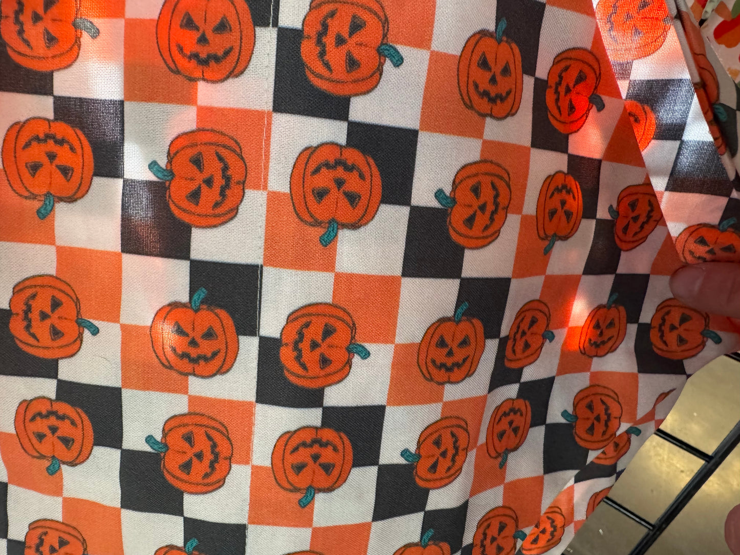 Pumpkin Plaid Bandana