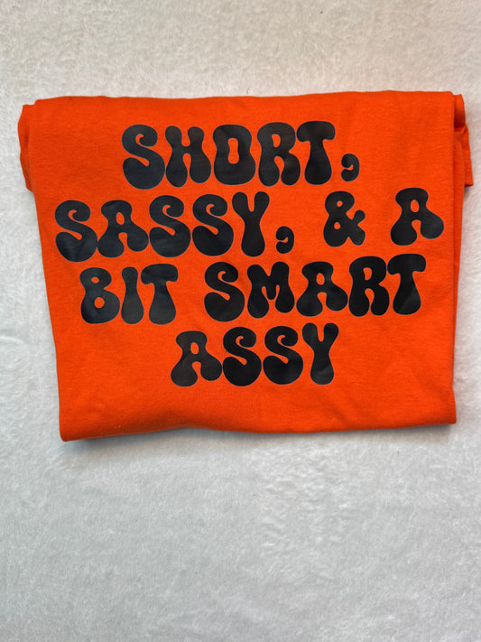 Short sassy love sleeve T shirt