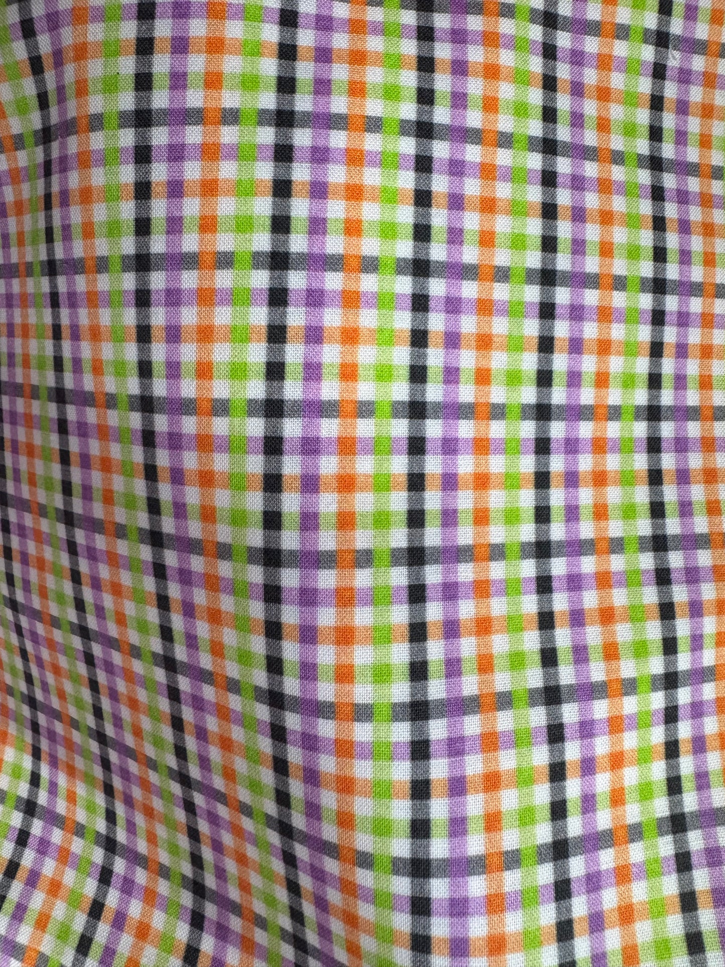 Halloween Plaid collar