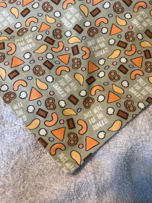 Just here for the snacks bandana