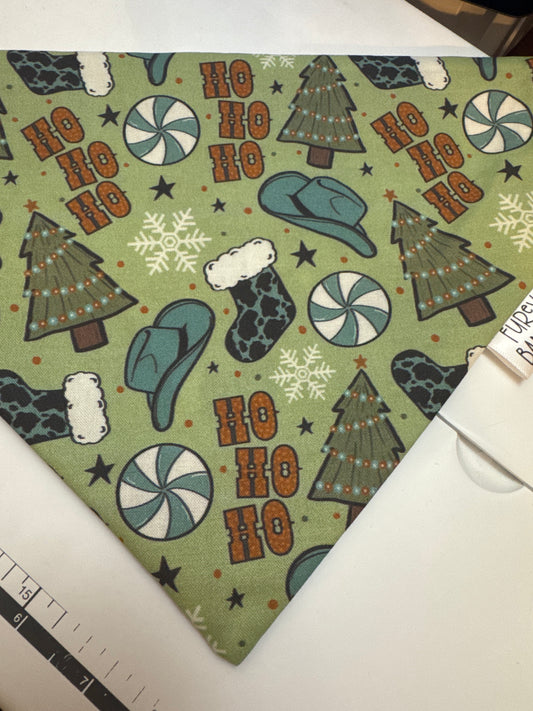 Western Christmas Bandana
