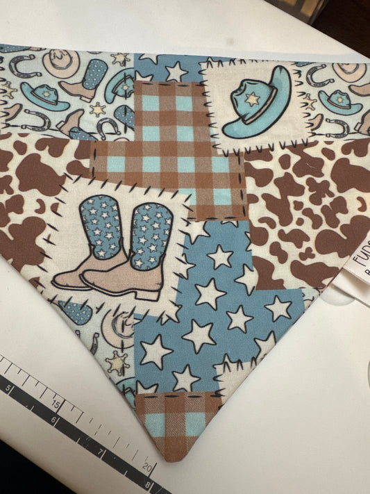 Western Patchwork Bandana