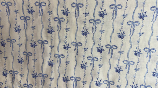 PREORDER Blue Striped Bows Bandana