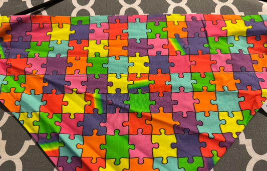 Puzzle Piece Bandana