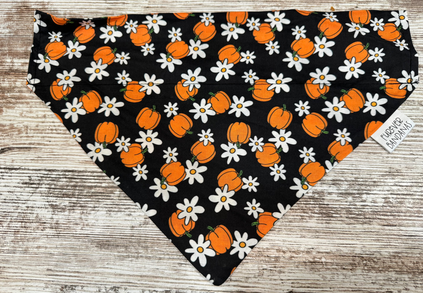 Pumpkins with Flowers Bandana