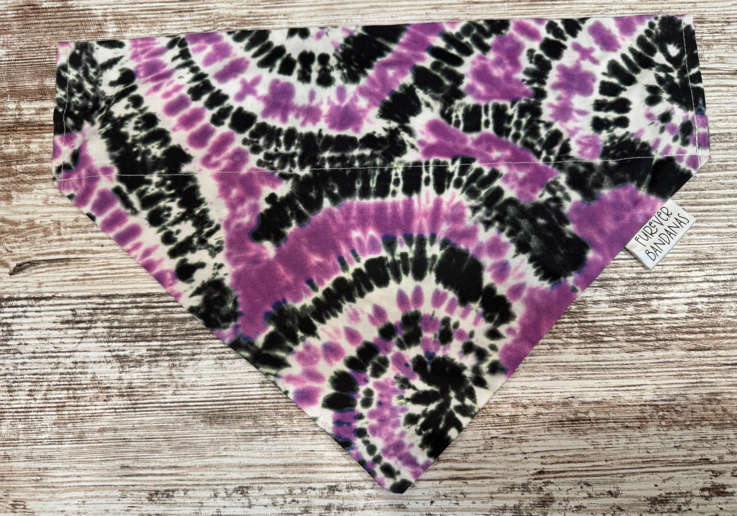 Purple Tie Dye Bandana