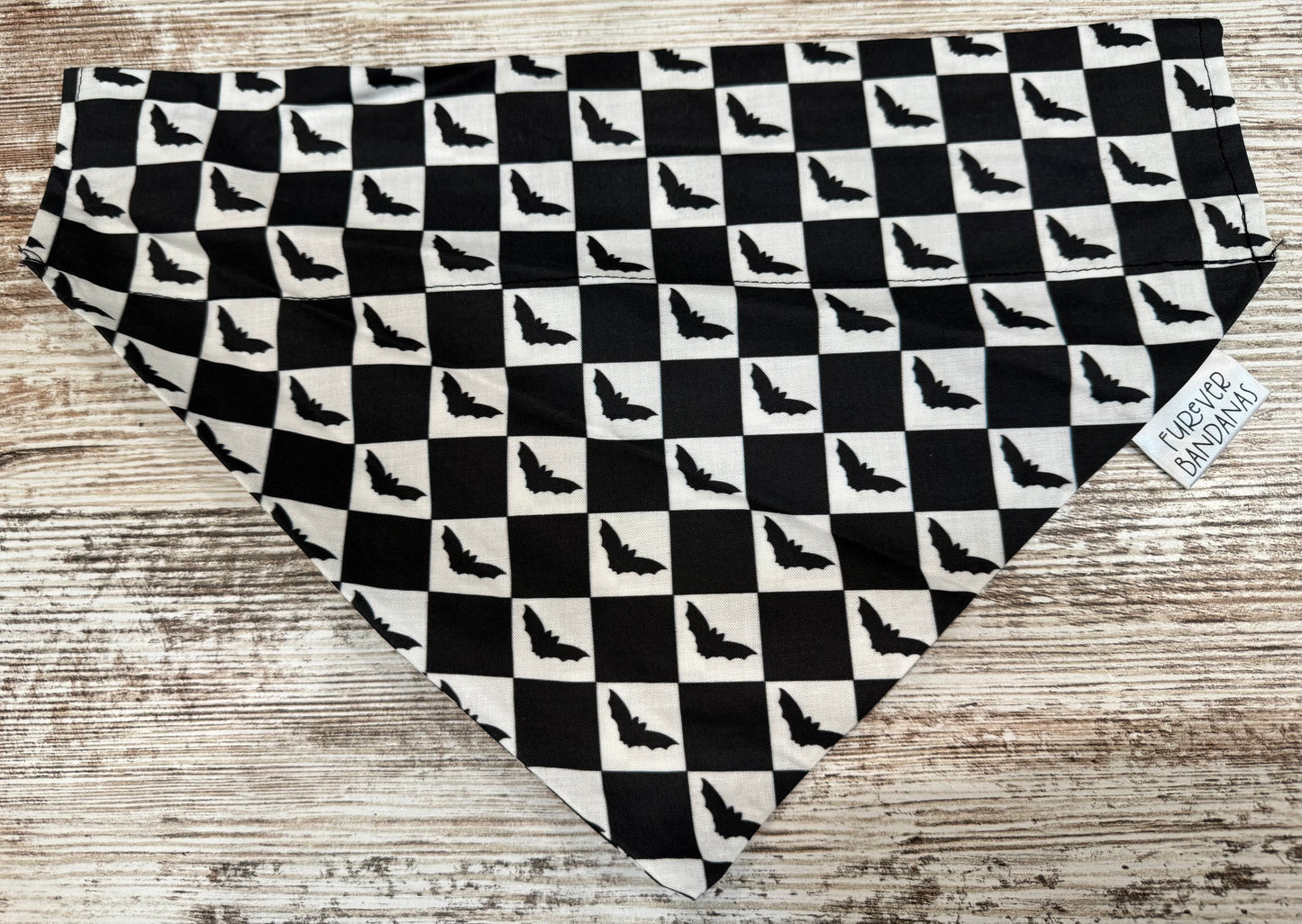 Checkered Bat Bandana