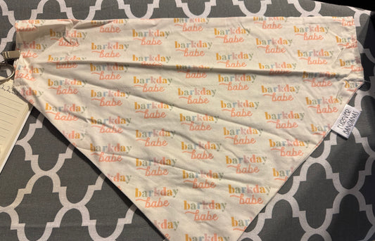 BARKDAY Babe Bandana
