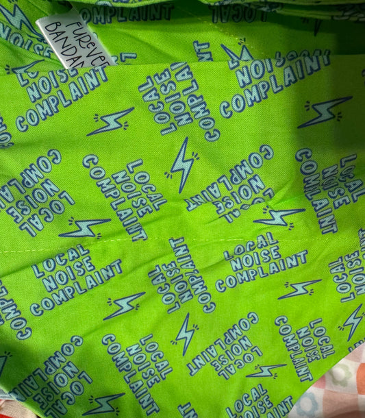 Local Noise Complaint Bandana