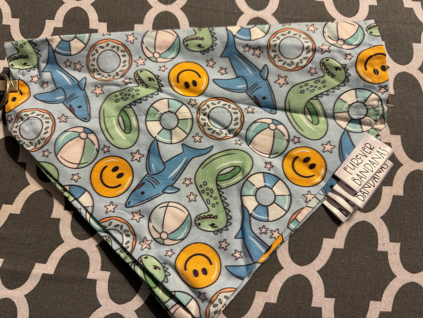 Blue Pool Float Bandana