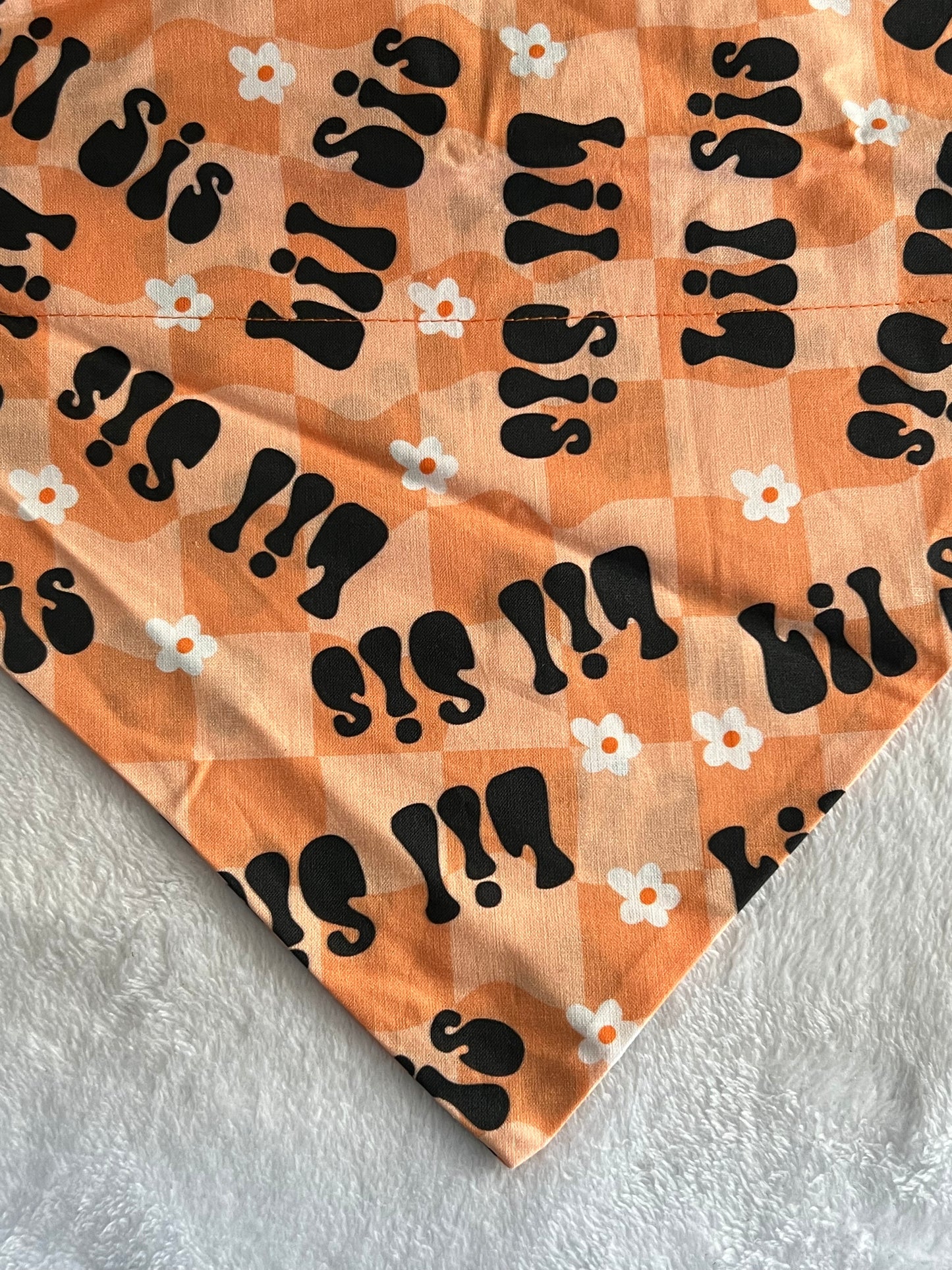 Checkered Lil sis Bandana