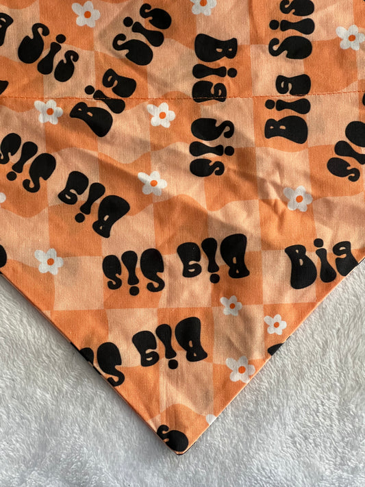 Checkered Big Sis Bandana
