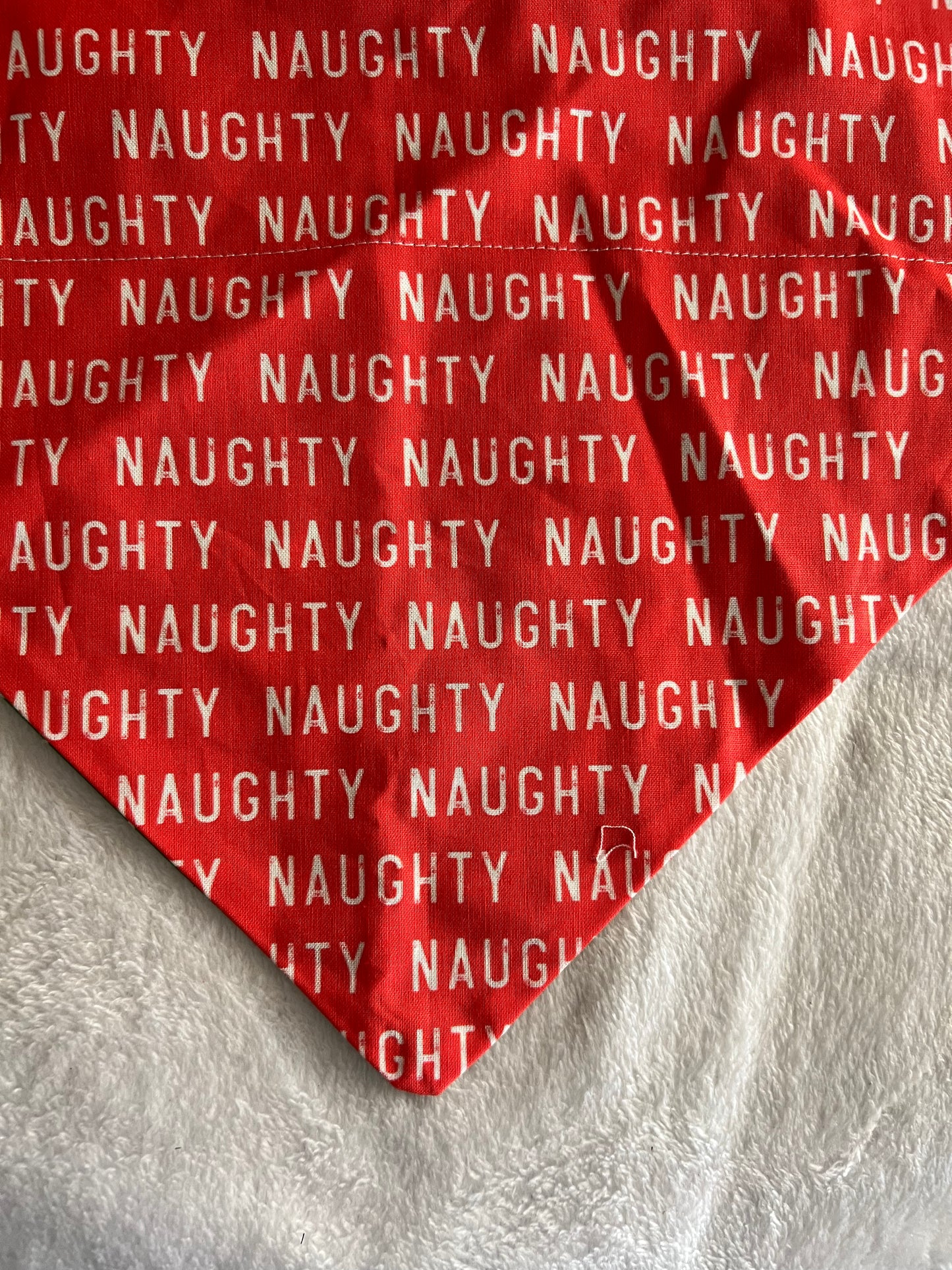 Reversible Naughty or Nice Bandana