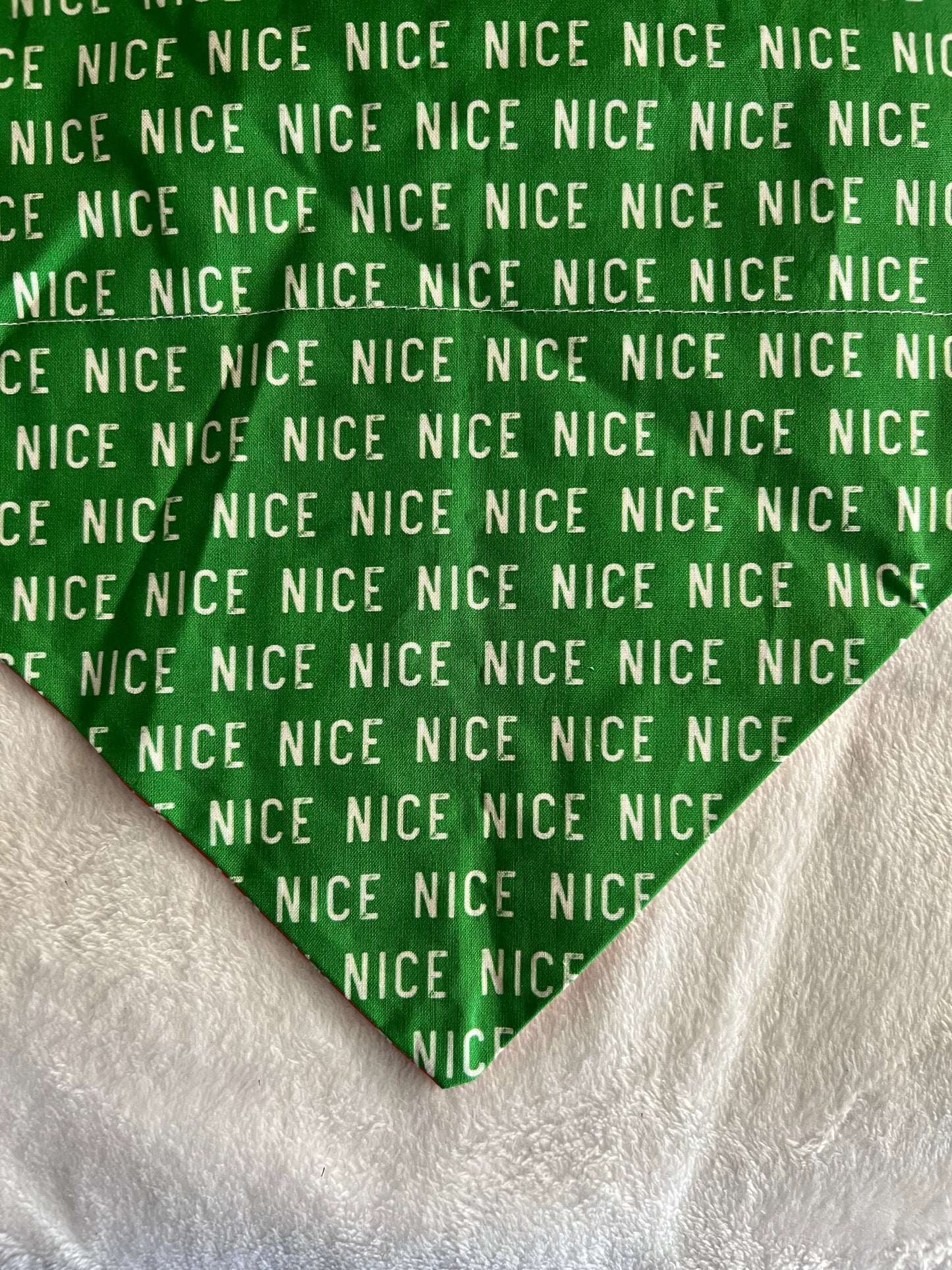 Reversible Naughty or Nice Bandana