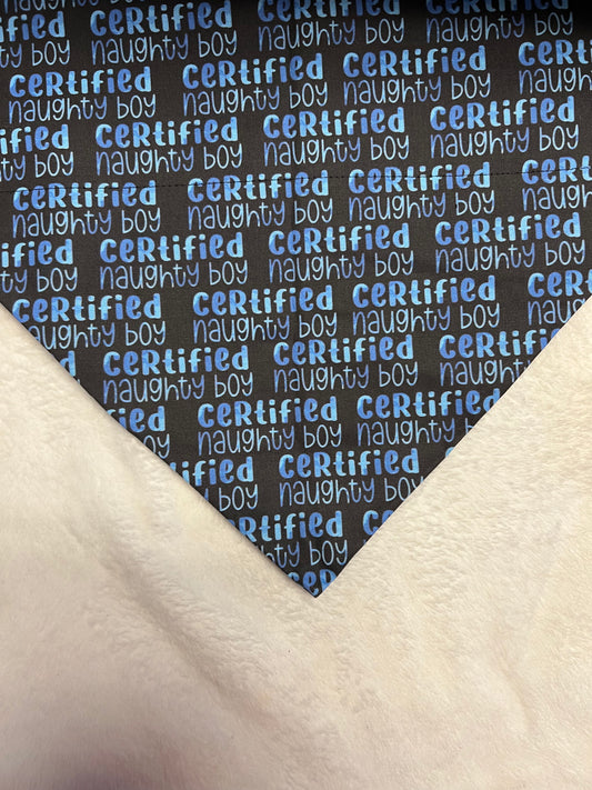 Certified Naughty Boy Bandana