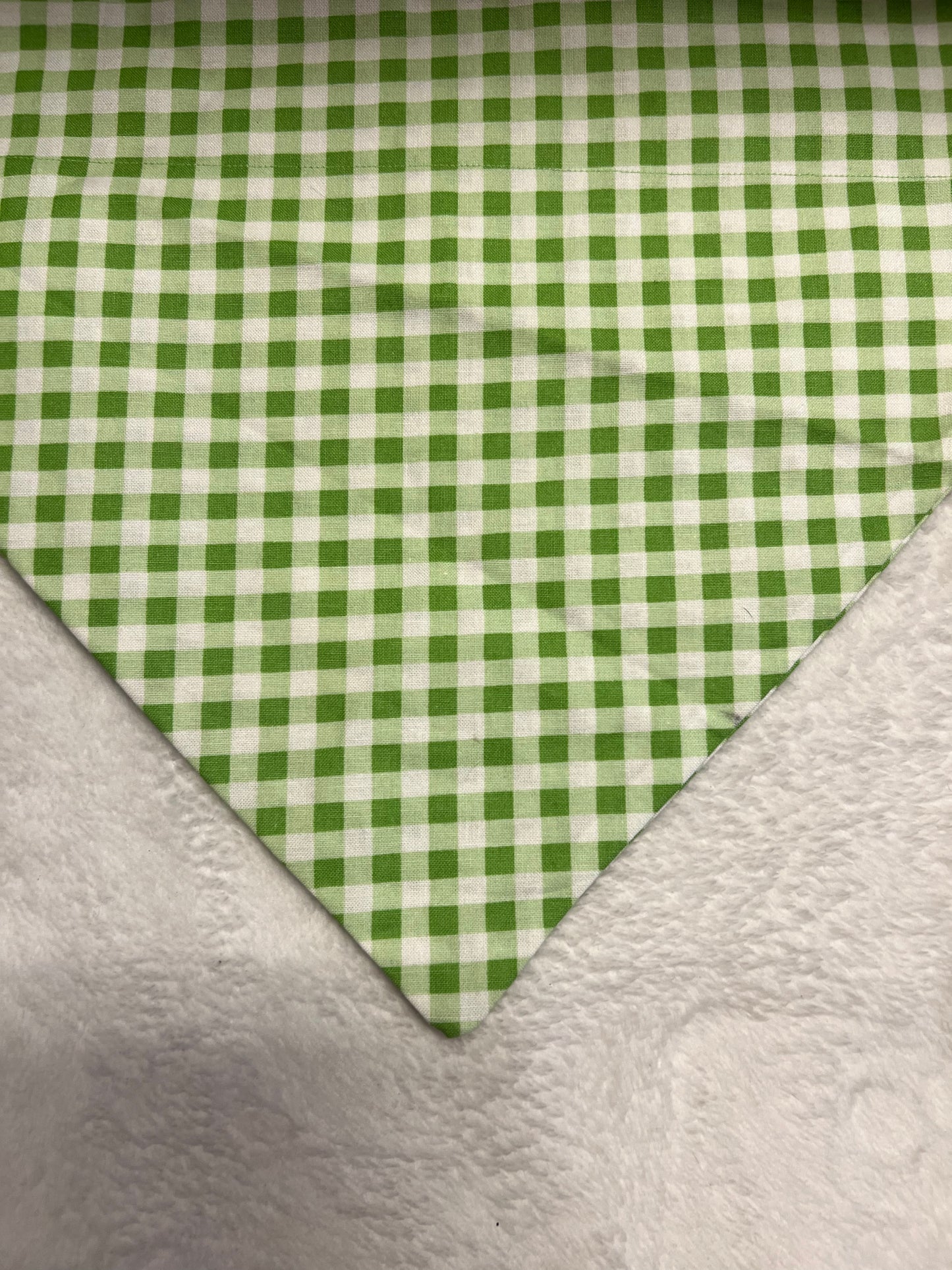 Green Plaid Bandana