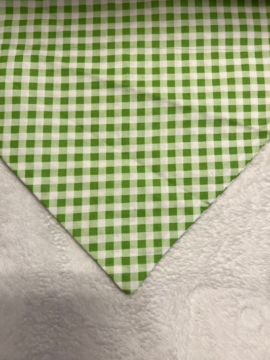 Green Plaid Bandana