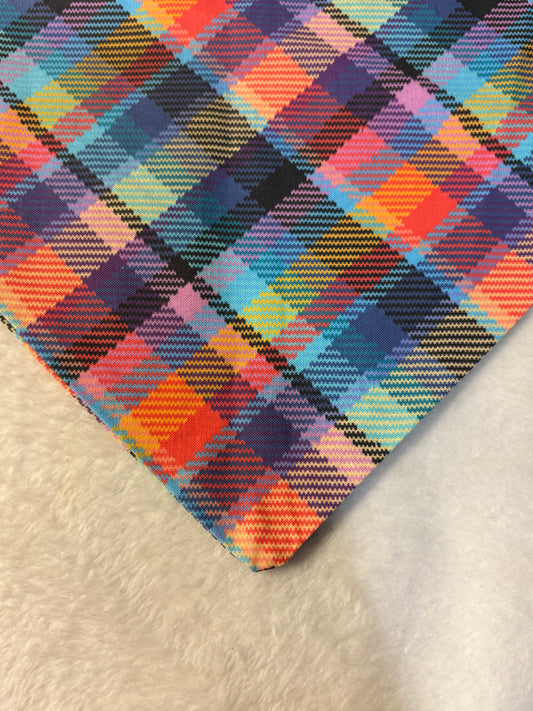 Happy Plaid Bandana