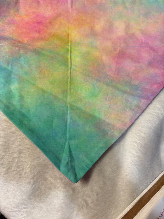 Watercolor tie dye  Bandana