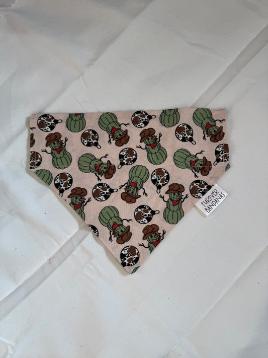 Western Cactus Christmas Bandana