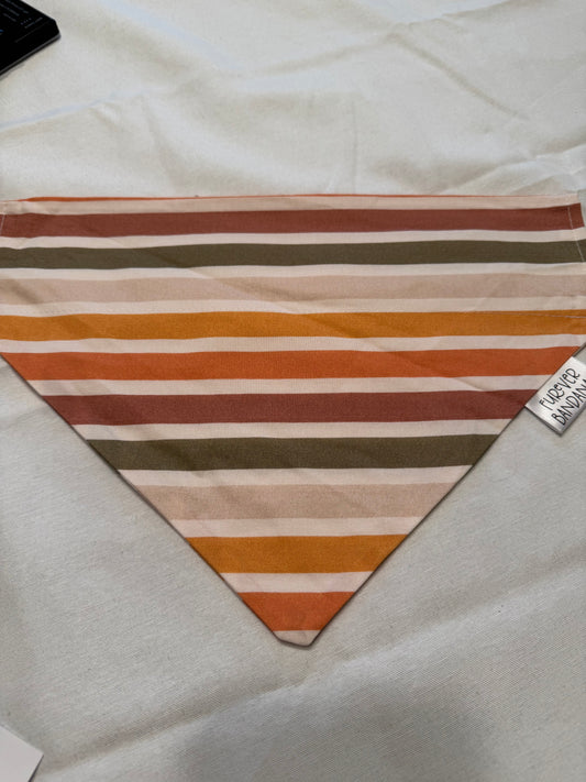 Neutral Stripes Bandana