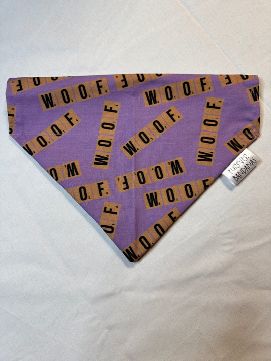 Scrabble Woof Bandana